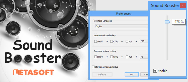 Letasoft Sound Booster 1.11.0.514 Product Key + Crack Full Version