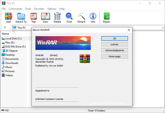 WinRAR 6.0 Universal Crack + Activation Key Free Download 2021[Latest]