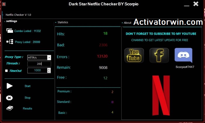 Netflix Account Checker Crack With Free Download For Windows