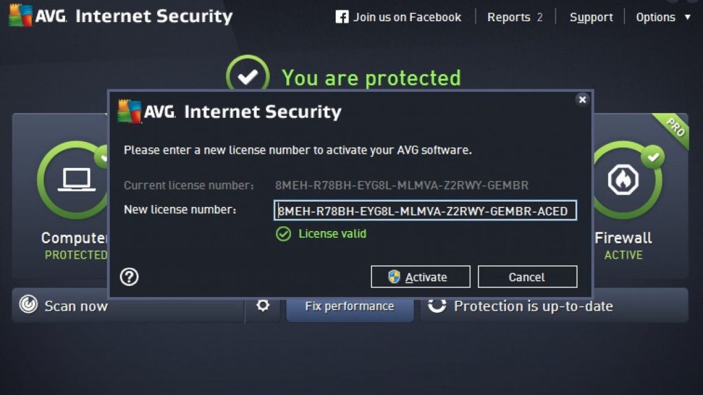 AVG Internet Security Crack With License Key Free Download 2022