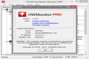CPUID HWMonitor Pro 
