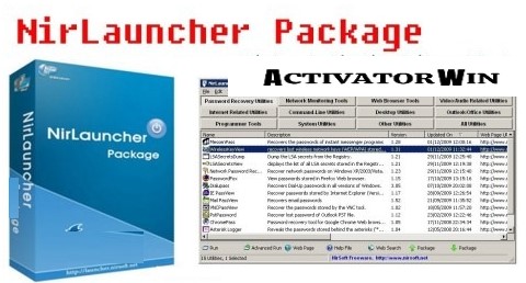 NirLauncher Package 1.30.6 Crack + Serial Key Free Download