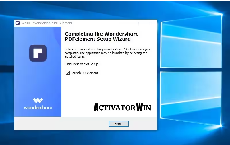 Wondershare PDFelement 10.2.2 Crack With License Key Full Download